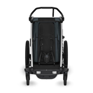 Thule Chariot Cross vienvietīgā velosipēdu piekabe bērniem krāsa Dark Slate