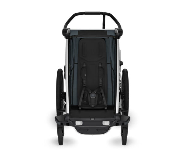 Thule Chariot Cross vienvietīgā velosipēdu piekabe bērniem krāsa Dark Slate