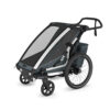 Thule Chariot Cross vienvietīgā velosipēdu piekabe bērniem krāsa Dark Slate