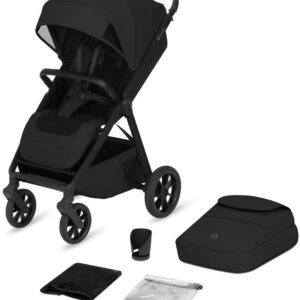 Lionelo BETT bērnu pastaigu ratiņi krāsa BLACK ONYX