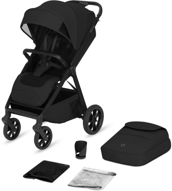 Lionelo BETT bērnu pastaigu ratiņi krāsa BLACK ONYX