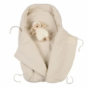 Voksi Wool Wrap mazuļu guļammaiss krāsa Sand