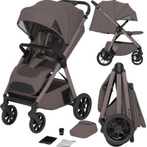 Lionelo BETT bērnu pastaigu ratiņi krāsa BEIGE TAUPE