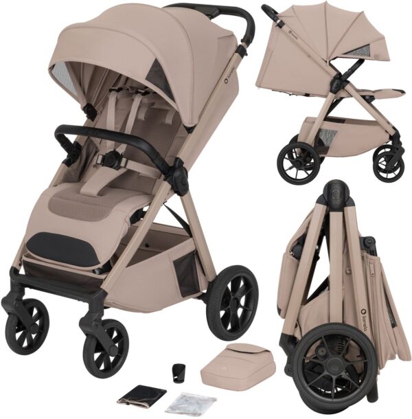 Lionelo BETT bērnu pastaigu ratiņi krāsa BEIGE SAND