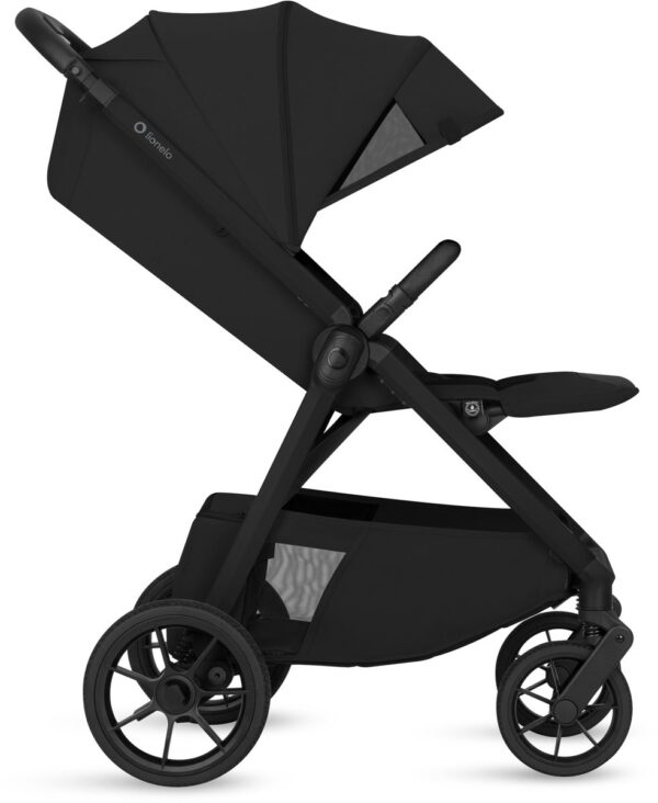 Lionelo BETT bērnu pastaigu ratiņi krāsa BLACK ONYX