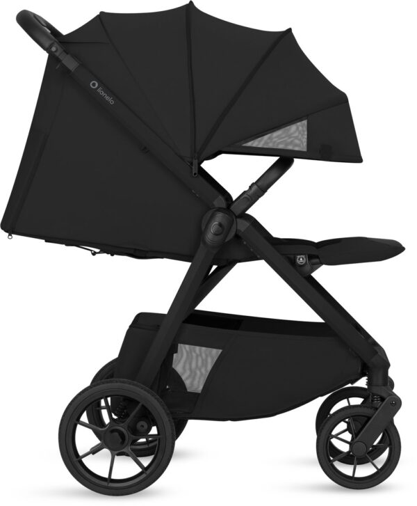 Lionelo BETT bērnu pastaigu ratiņi krāsa BLACK ONYX