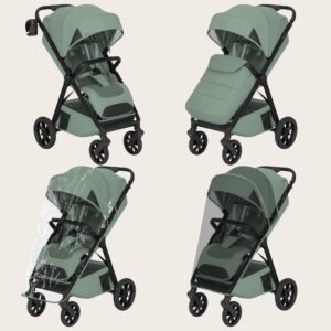Lionelo BETT bērnu pastaigu ratiņi krāsa GREEN SAGE