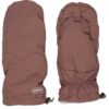 Voksi Mittens ratu cimdi krāsa Maroon