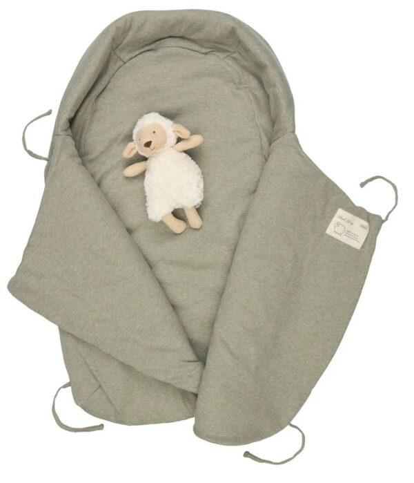 Voksi Wool Wrap mazuļu guļammaiss krāsa Meadow Green