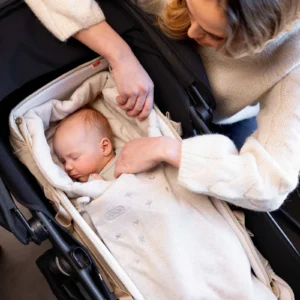 Voksi Wool Wrap mazuļu guļammaiss krāsa Sand