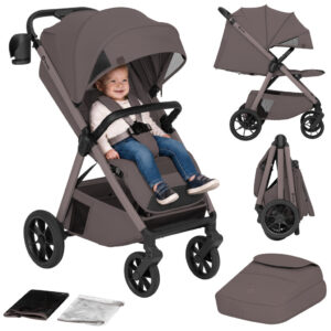 Lionelo BETT bērnu pastaigu ratiņi krāsa BEIGE TAUPE