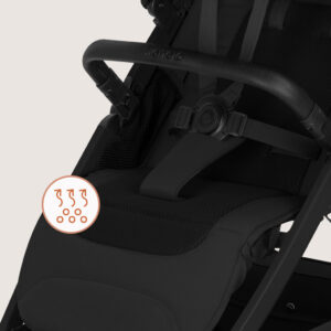 Lionelo BETT bērnu pastaigu ratiņi krāsa BLACK ONYX
