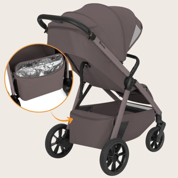 Lionelo BETT bērnu pastaigu ratiņi krāsa BEIGE TAUPE