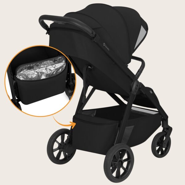 Lionelo BETT bērnu pastaigu ratiņi krāsa BLACK ONYX