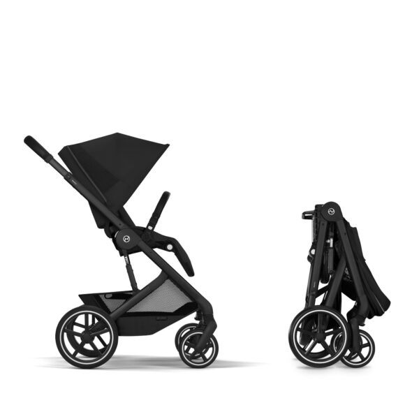 Cybex Balios S LUX Fold 2in1 bērnu ratu komplekts ar salokāmu kulbiņu