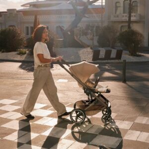Cybex Balios S LUX Fold 2in1 bērnu ratu komplekts ar salokāmu kulbiņu