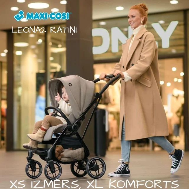 Maxi Cosi Leona2 pastaigu ratiņi bērniem no dzimšanas līdz pat 22kg svaram (apm. 4 gadu vecumam). 
🍀Ideāli pilsētvidei, jo ir ultra kompakti, bet ļoti ērti un ietiplīgi. 
🍀Liels, pagarināms jumtiņš ar lodziņu
🍀Paagstināma muguras daļa
🍀Lieli pildīti riteņi ar labu amortizāciju
🍀Atvērto plecu jostu sistēma, jostas viegli regulējas augstumā
🍀Ātra muguras slīpuma regulācija
🍀Ietiplīgs mantu grozs
🍀Svars tikai 8kg
#ratinilv #bērnuratiņi #precesbērniem #maxicosi #leona2